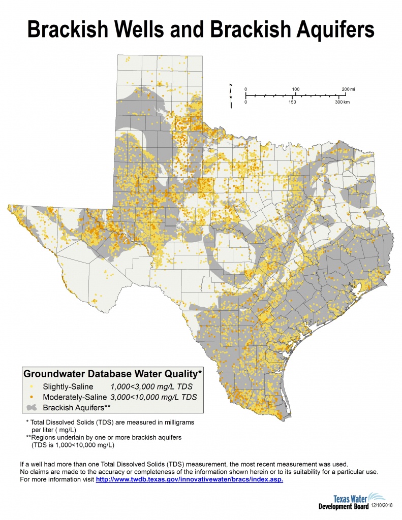 Desalination Documents - Innovative Water Technologies | Texas Water - Texas Water Development Board Well Map