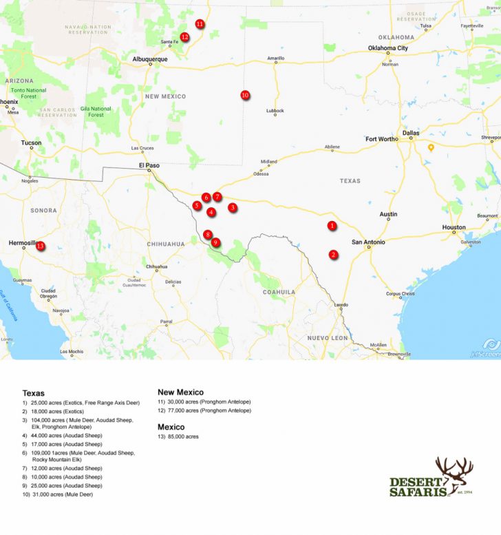 Texas Hunting Map