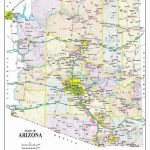 Detailed Arizona Map | Maps In 2019 | Map, Printable Maps, Arizona   Printable Travel Map