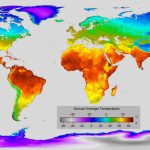 Detailed Map Of Annual Average Temperature Around The World : Mapporn   Florida Temp Map