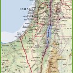 Detailed Map Of Israel With Cities   Printable Map Of Israel Today