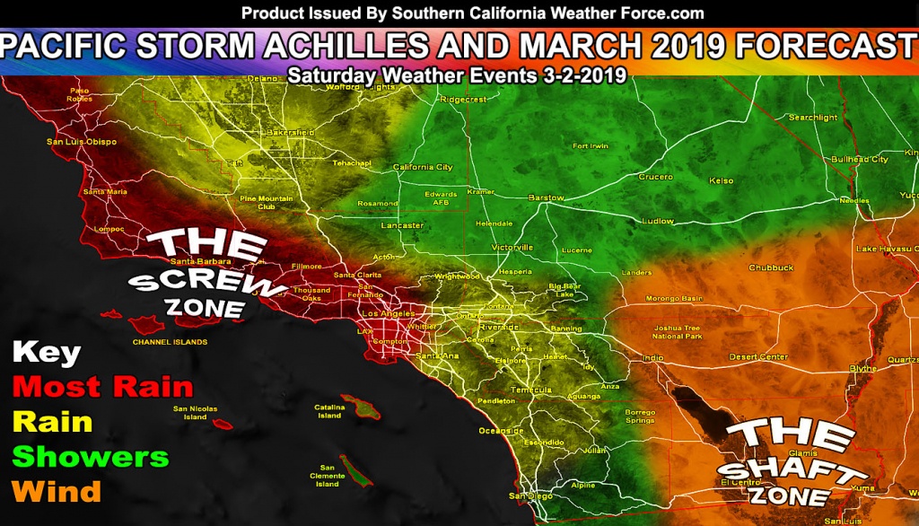 January 2018 Southern California Regional Weather Forecast; The