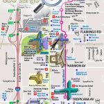 Detailed Road Street Names Plan Favourite Points Interest Boulevard   Printable Map Of Vegas Strip 2017