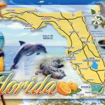 Detailed Tourist Map Of Florida State. Florida State Detailed   Florida Tourist Map