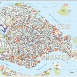 Digital Vector Venice City Royalty Free Map In Illustrator Or Pdf   Venice City Map Printable