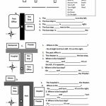 Directions, Prepositions And Maps Worksheet Worksheet   Free Esl   Free Printable Direction Maps