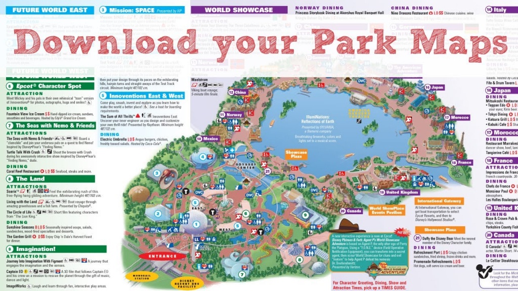 Disney World Maps - Youtube - Printable Maps Of Disney World Theme Parks