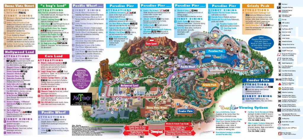 Disneyland Inside Out | Disneyland Park Information | Maps - Theme Parks California Map