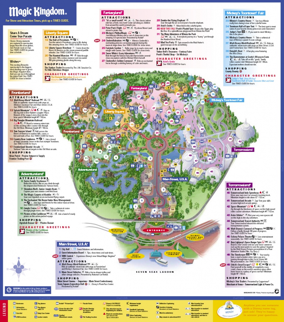 Disneys Magic Kingdom Map - Disney039S Magic Kingdom Orlando Fl Usa - Magic Kingdom Orlando Florida Map