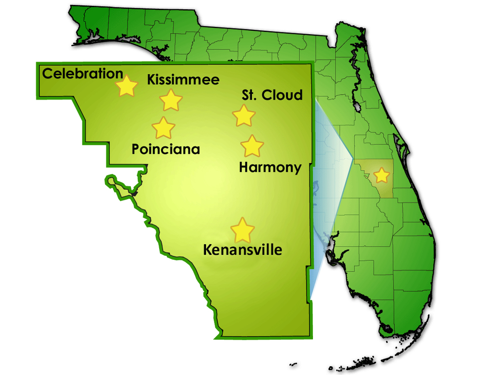 Map Of Osceola County Florida | Free Printable Maps