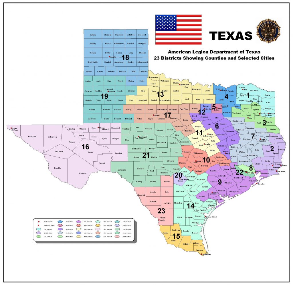 District Map Of Texas My Blog Texas District Map Free Printable Maps Images And Photos Finder 7925