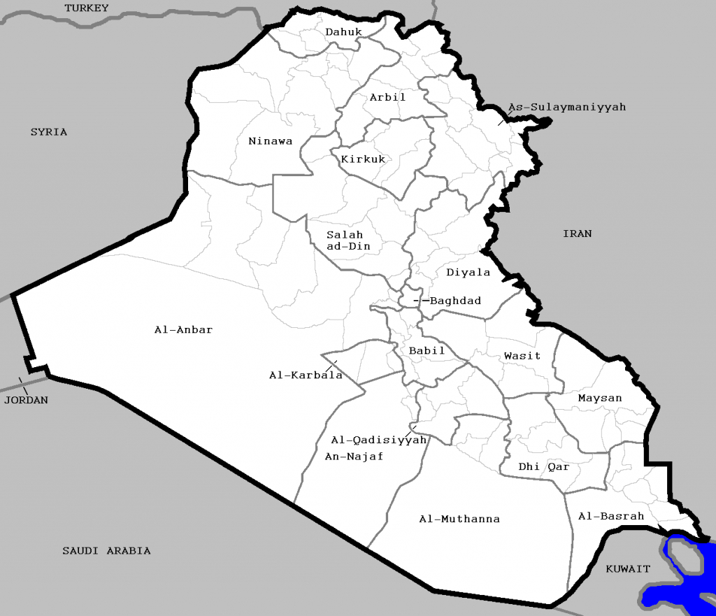 Printable Map Of Iraq Free Printable Maps