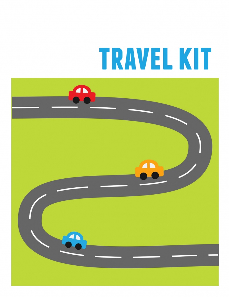Diy Kids&amp;#039; Travel Binder + Free Printable Road Trip Games - Printable Travel Maps For Kids