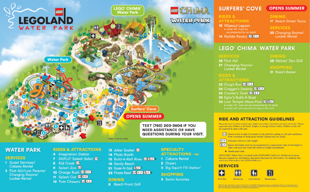 Do You Have A Map Of The Water Park? – Legoland® California Theme - Legoland Florida Map