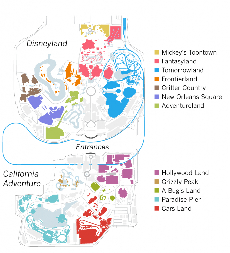 Don&amp;#039;t Waste Your Time At Disneyland. Here&amp;#039;s How To Avoid The Lines - California Adventure Map 2017