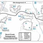 Dorst Creek Campground   Sequoia & Kings Canyon National Parks (U.s.   California Rv Camping Map