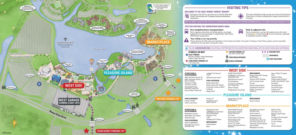 Downtown Disney Parking Information &amp;amp; Tips | Disney Parks Blog - Map Of Disney Springs Florida