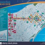Downtown Madison Wisconsin Map Stock Photo: 185852640   Alamy   Printable Map Of Downtown Madison Wi