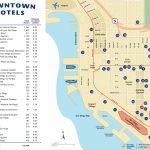 Downtown San Diego Hotel Map   Printable Map Of San Diego