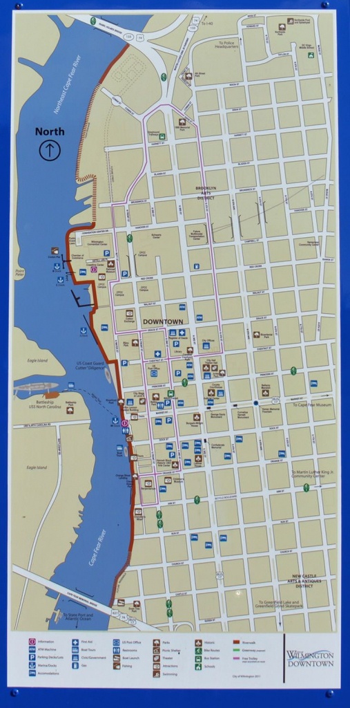 Downtown Wilmington Nc Map | Campus Map - Printable Map Of Wilmington Nc