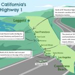 Driving California's Scenic Highway One   Highway One California Map