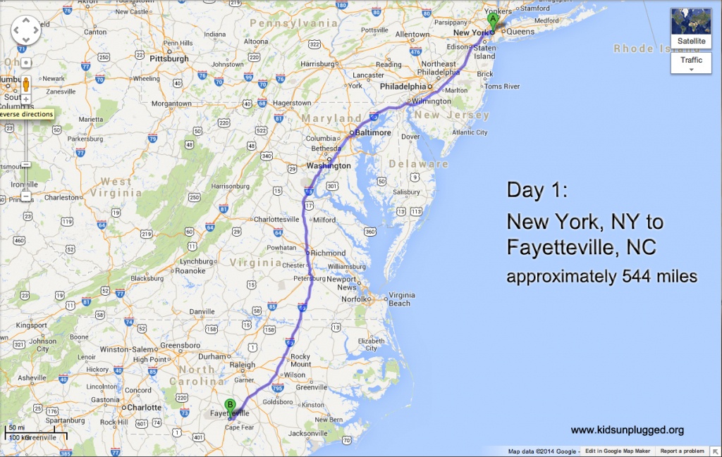 Driving From New York To Florida – A Step-By-Step Itinerary | Kids - Map Of I 95 From Nj To Florida