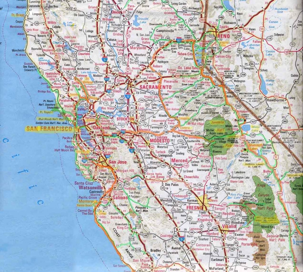 Driving Map Of California - Lgq - Road Map Of Southern California
