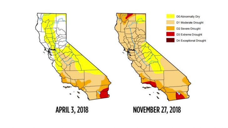 California Drought 2017 Map