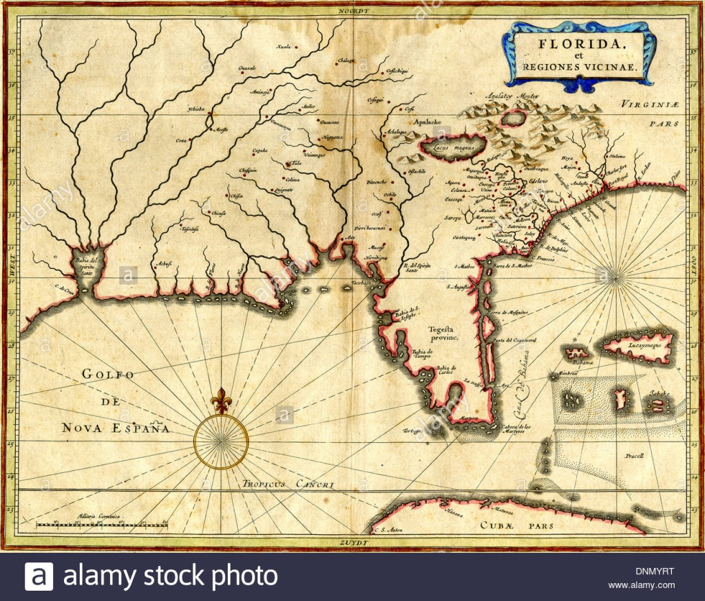 Early Florida Maps Stock Photos &amp;amp; Early Florida Maps Stock Images - Early Florida Maps