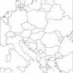 Eastern Europe Printable Blank Map, Royalty Free, Country Borders   Printable Blank Map Of Europe