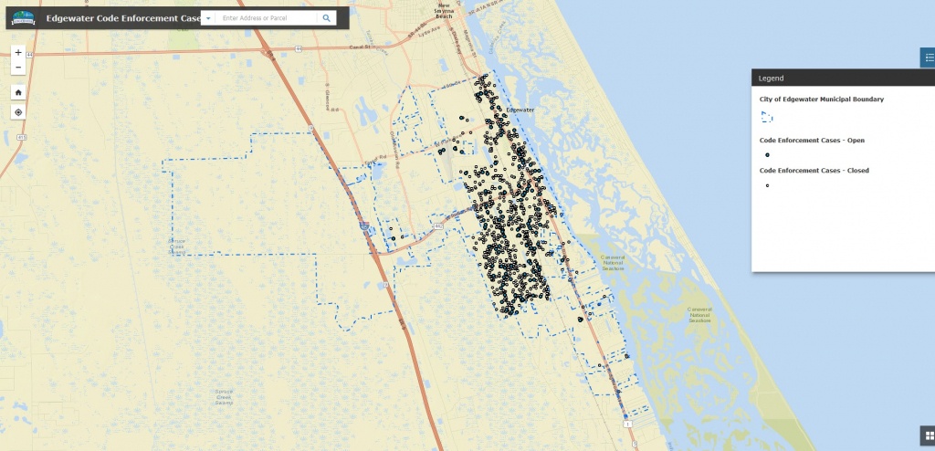 Edgewater Gis | Edgewater Florida - Edgewater Florida Map