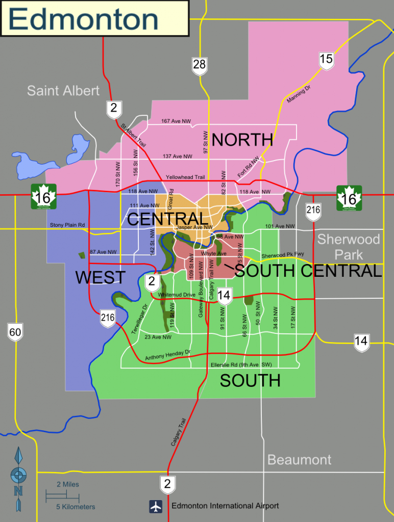 Edmonton – Travel Guide At Wikivoyage - Printable West Edmonton Mall Map