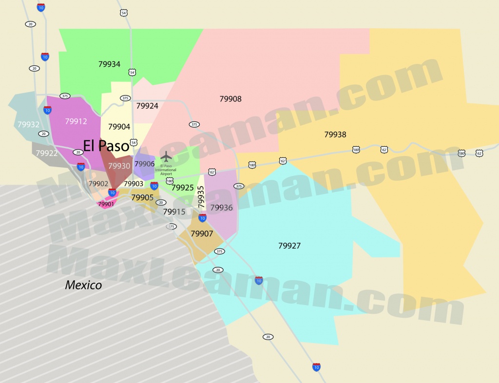 El Paso Texas Zip Code Map | Business Ideas 2013 - El Paso County Map Texas