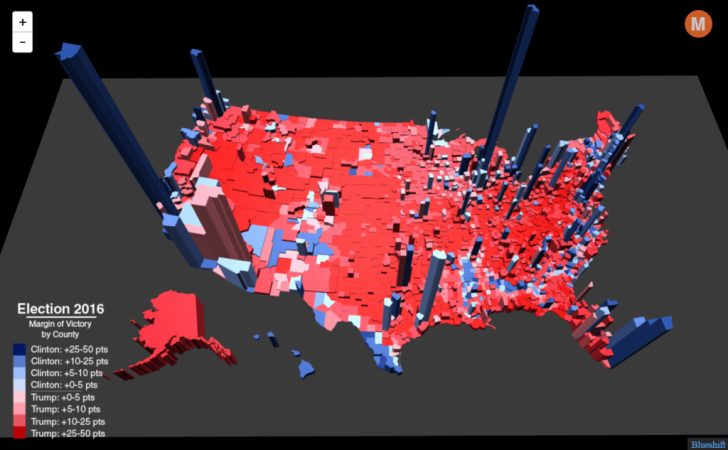2016 Printable Electoral Map