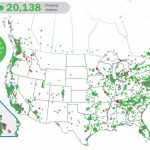 Electric Car Charging Stations Map Cool Maps,   World Map Database   Ev Charging Stations California Map