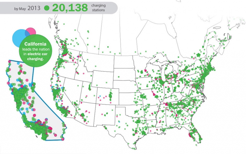 Electric Car Charging Stations Map Cool Maps, - World Map Database - Ev Charging Stations California Map