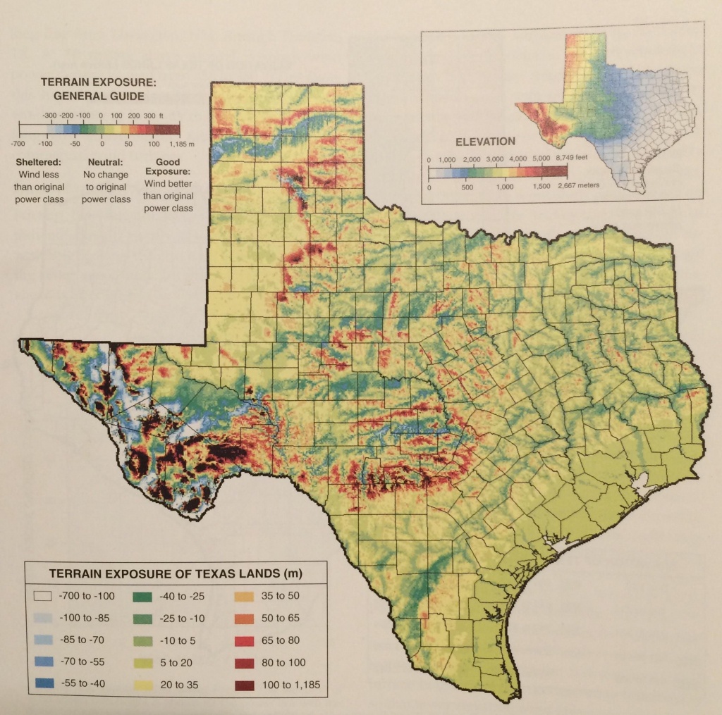 Elevation Map Of Texas | Rtlbreakfastclub - Interactive Elevation Map Of Texas