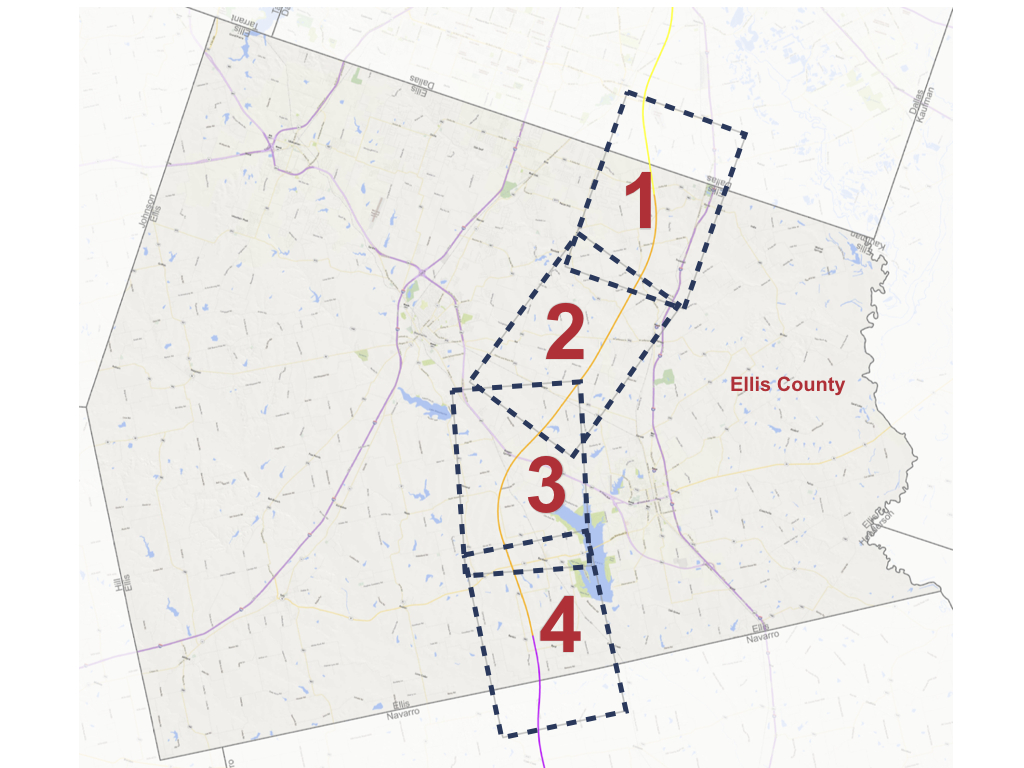 Ellis County Alignment Maps - Texas Central - Texas Bullet Train Route Map