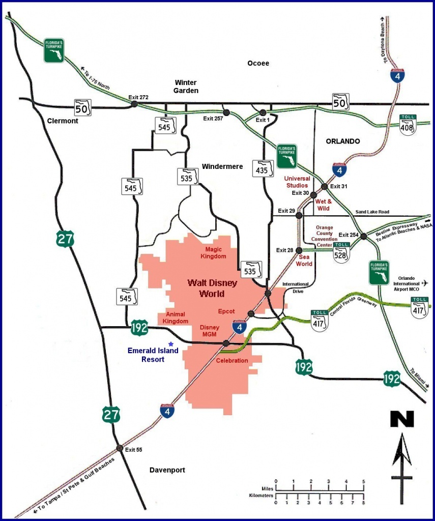 Emerald Island Villa And Townhouse Rental In Kissimmee, Florida - Emerald Isle Florida Map