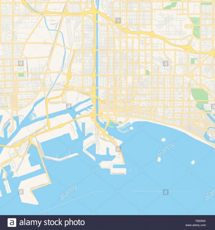 Printable Map Of Long Beach Ca