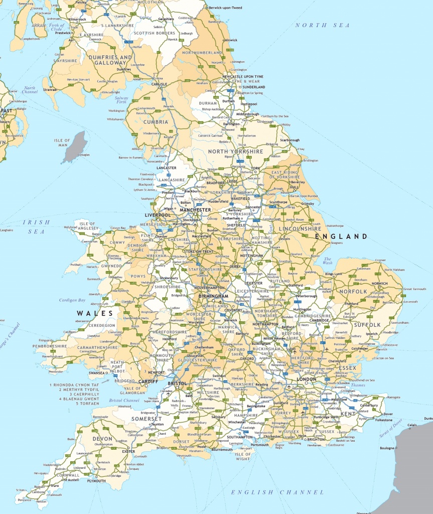 Detailed Clear Large Road Map Of United Kingdom Ezilon Maps Images