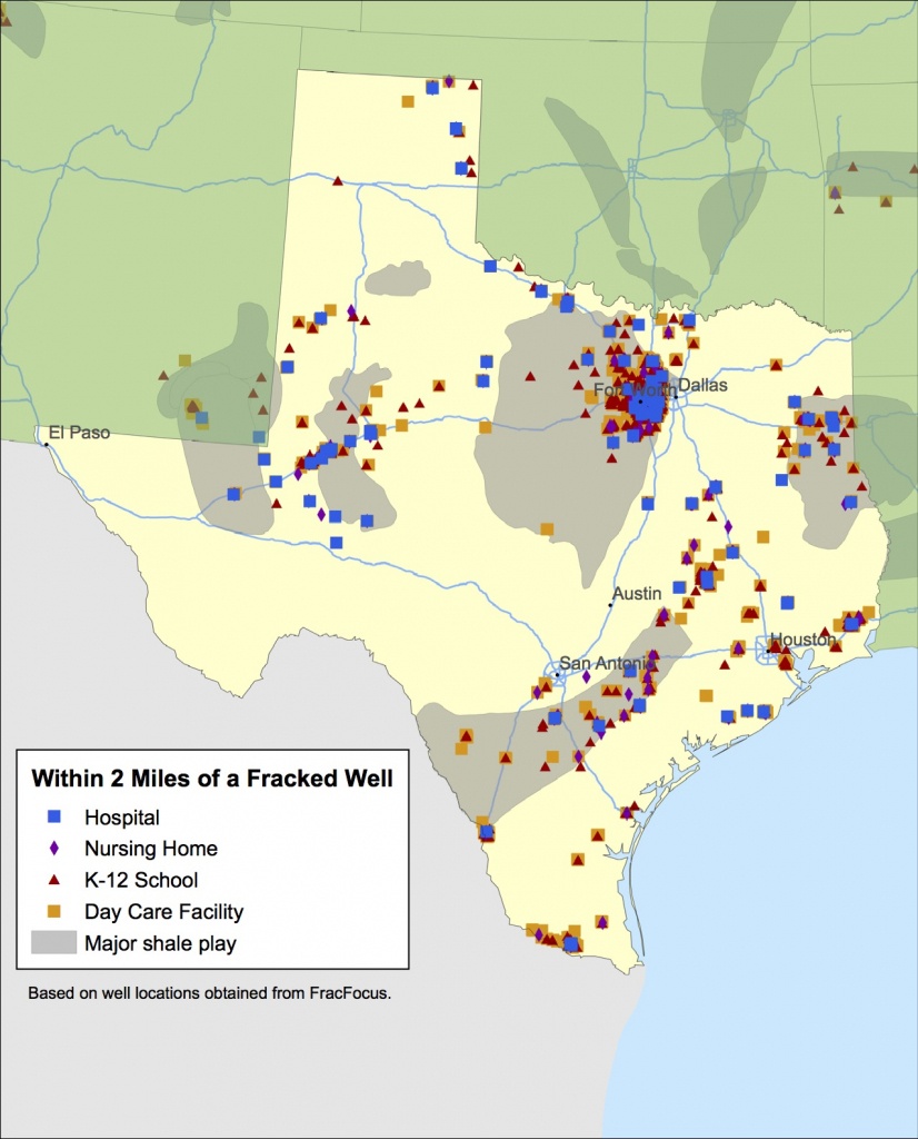 Enviros To Texas Lawmakers: What About The Fracking Kids? - Fracking In Texas Map