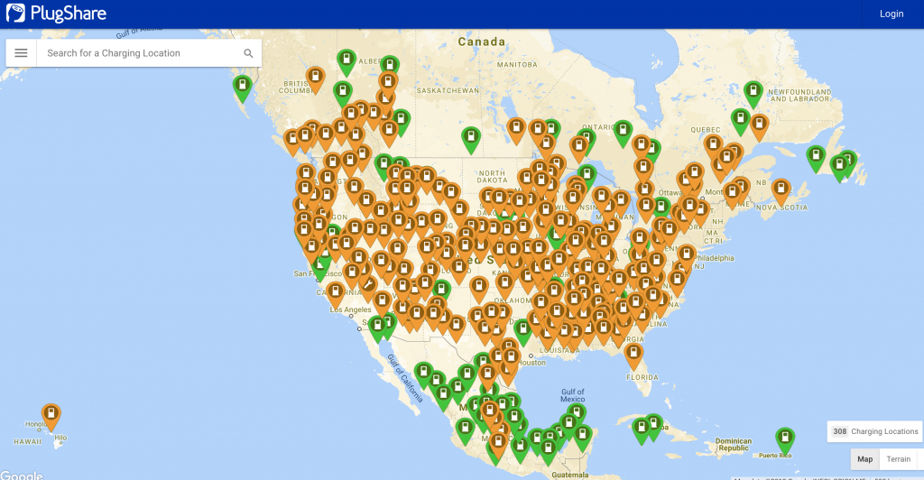 Ev Charging Stations California Map | Free Printable Maps