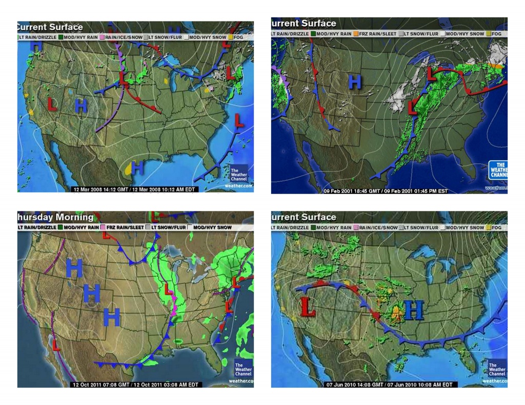 Example Sample Weather Maps Printable | Weather | Outdoor Blanket - Printable Weather Map