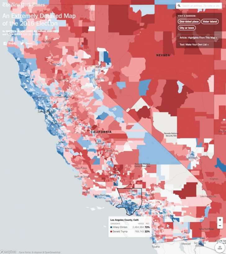 California Voting Precinct Map