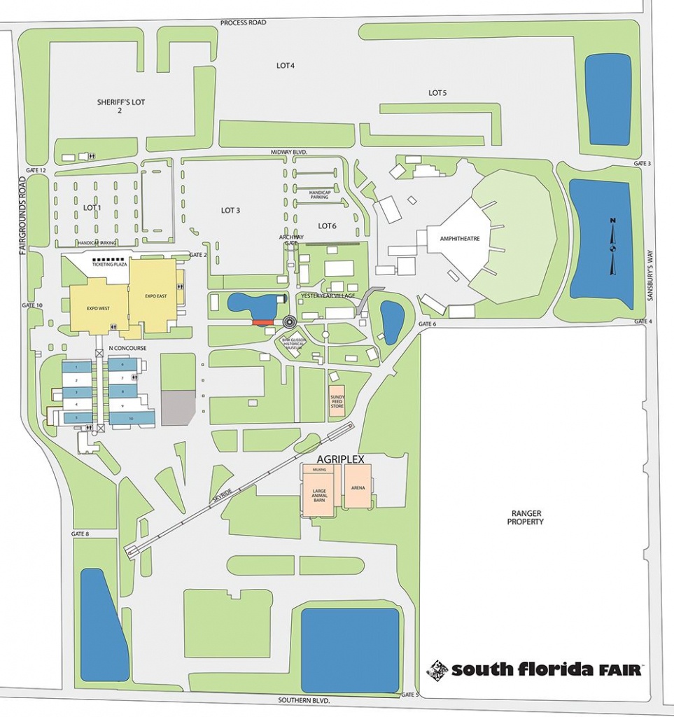 Florida State Fairgrounds Map Free Printable Maps