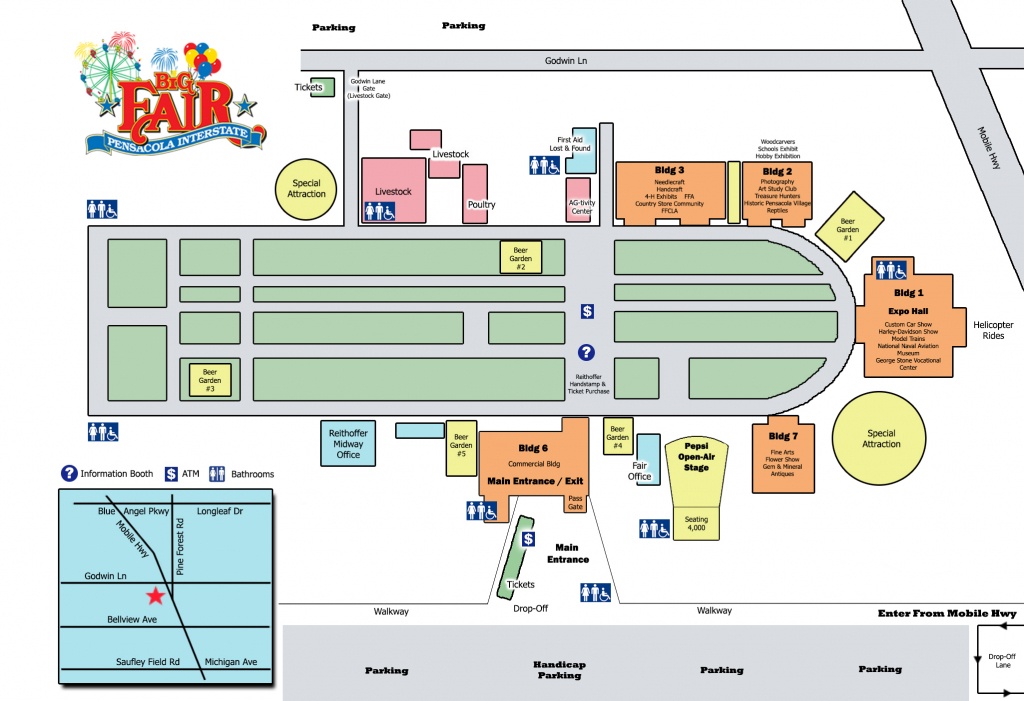 Florida State Fairgrounds Map Free Printable Maps