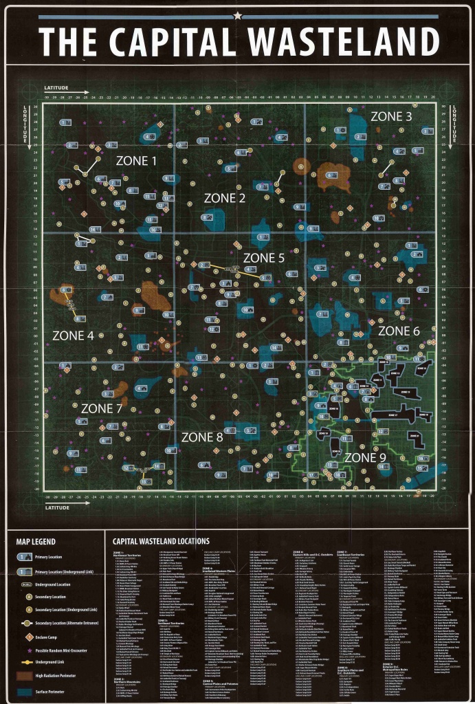Fallout 3 Map Locations (89+ Images In Collection) Page 1 - Fallout 3 Printable Map