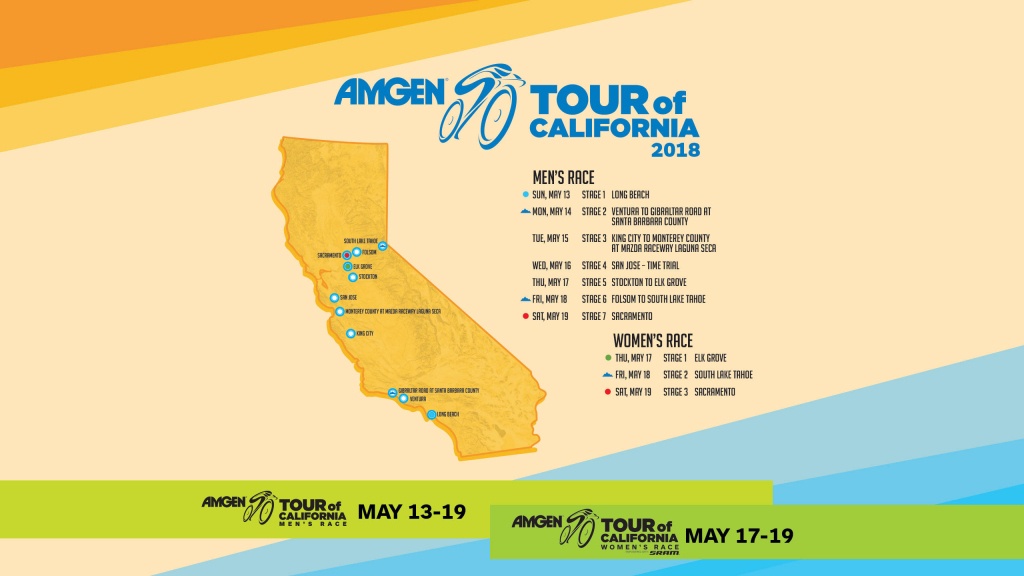 Featured Wallpapers | Amgen Tour Of California - Tour Of California 2018 Map