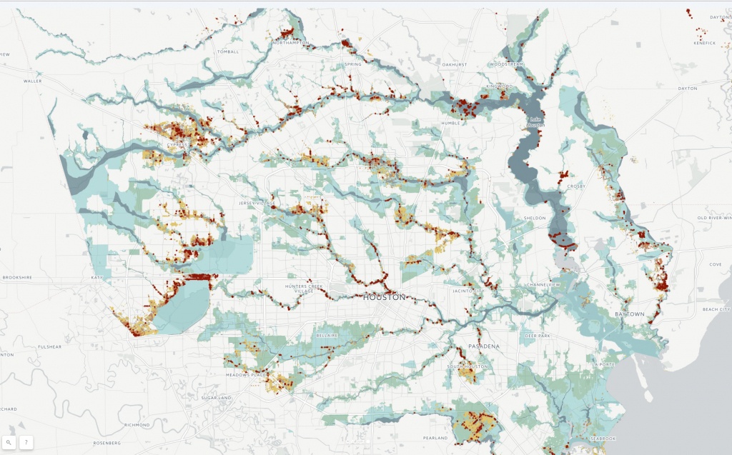 Fema Flood Data Shows Harvey&amp;#039;s Broad Reach - Houston Chronicle - Houston Texas Floodplain Map